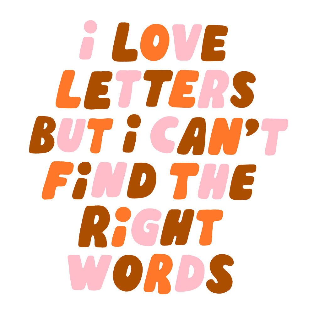 LOVE LETTERS - Ilse Weisfelt illustration