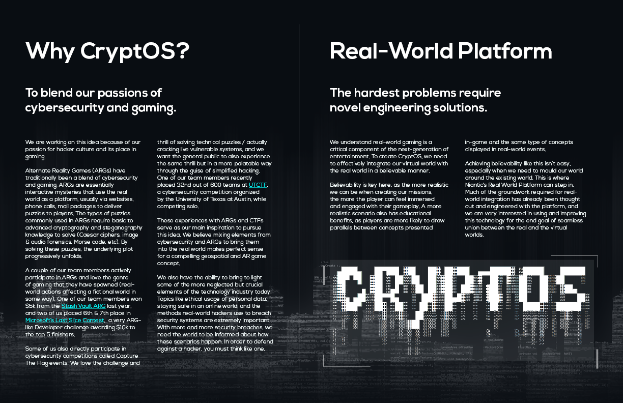 CryptOS - KAY NIU DESIGNS