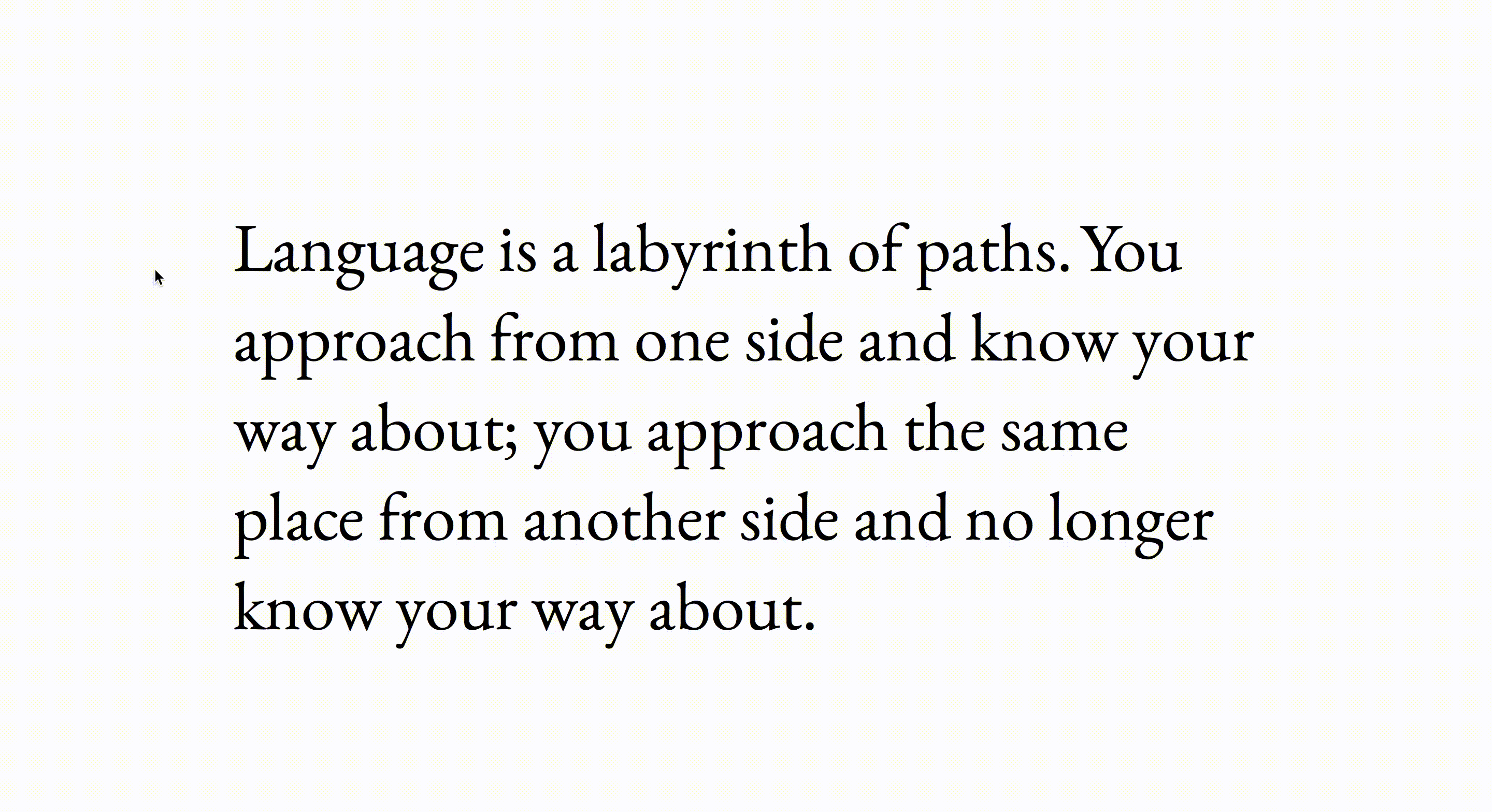 Language Labyrinth - Desmond Pang