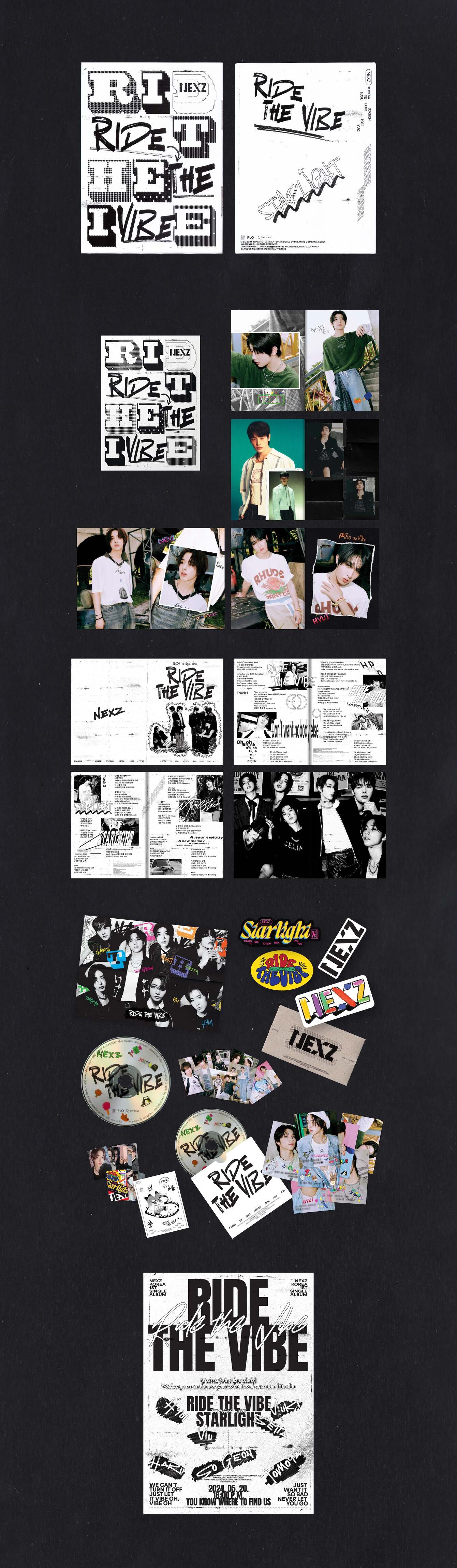 NEXZ Korea 1st Single Album - Ride the Vibe - Special Edition