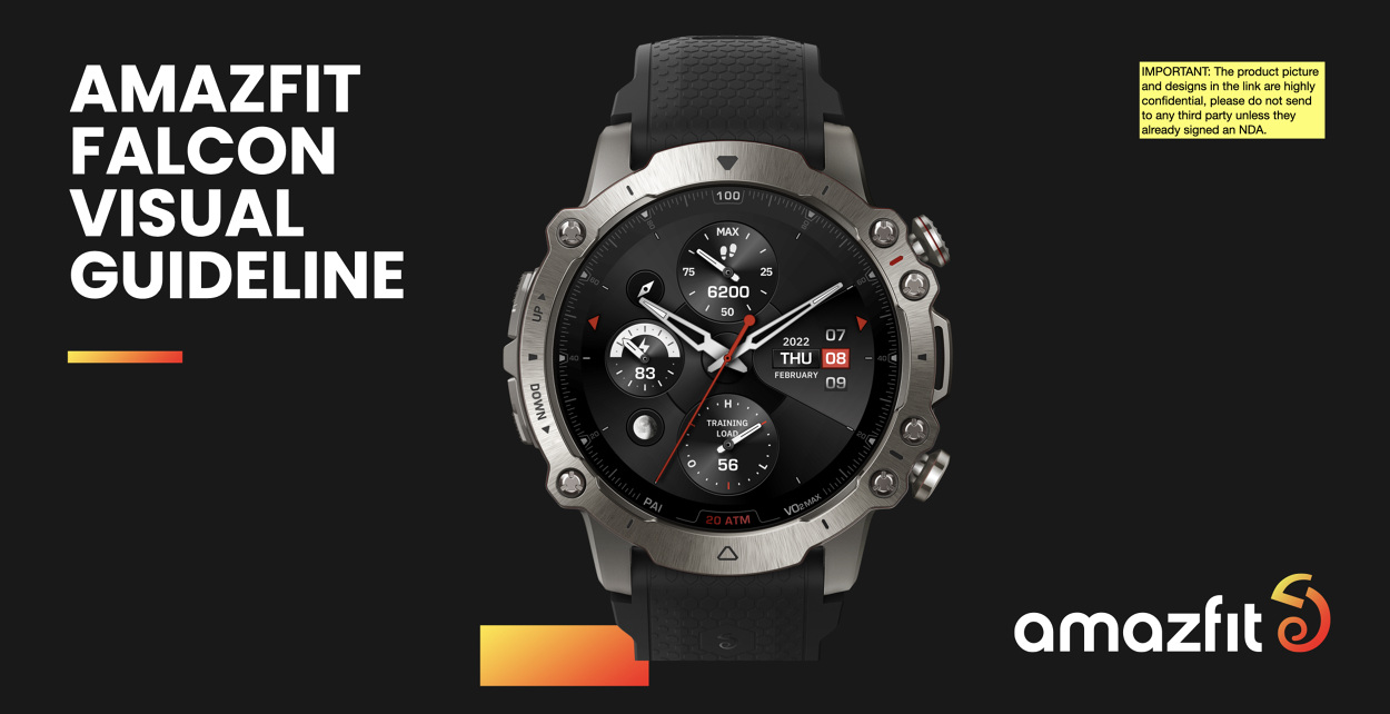 Amazfit Falcon KV & Visual Guideline - Oasis Creative