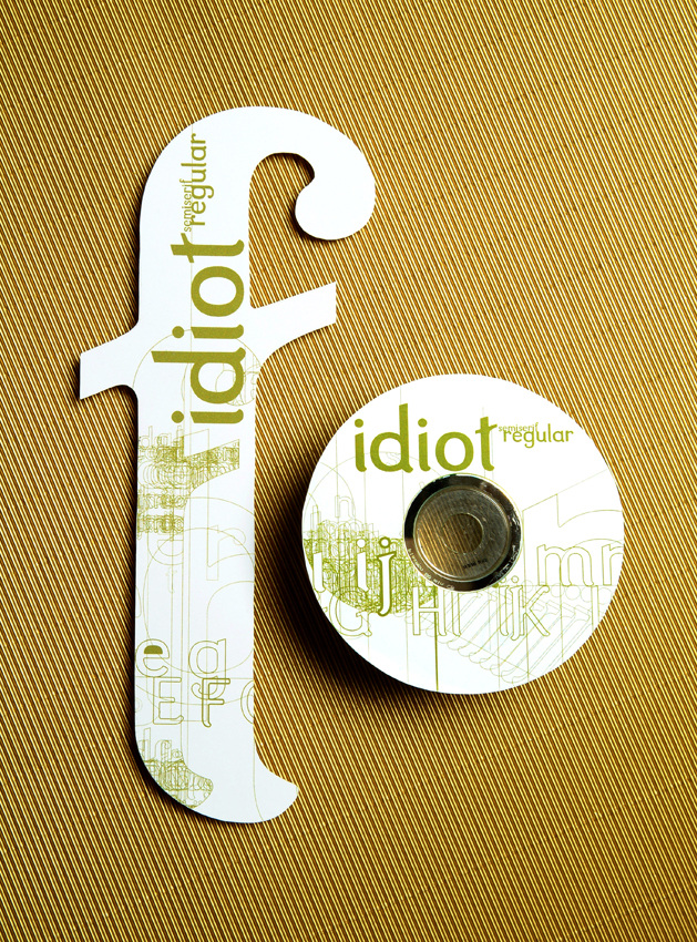 Idiot Font Design - a. nazlı kaya