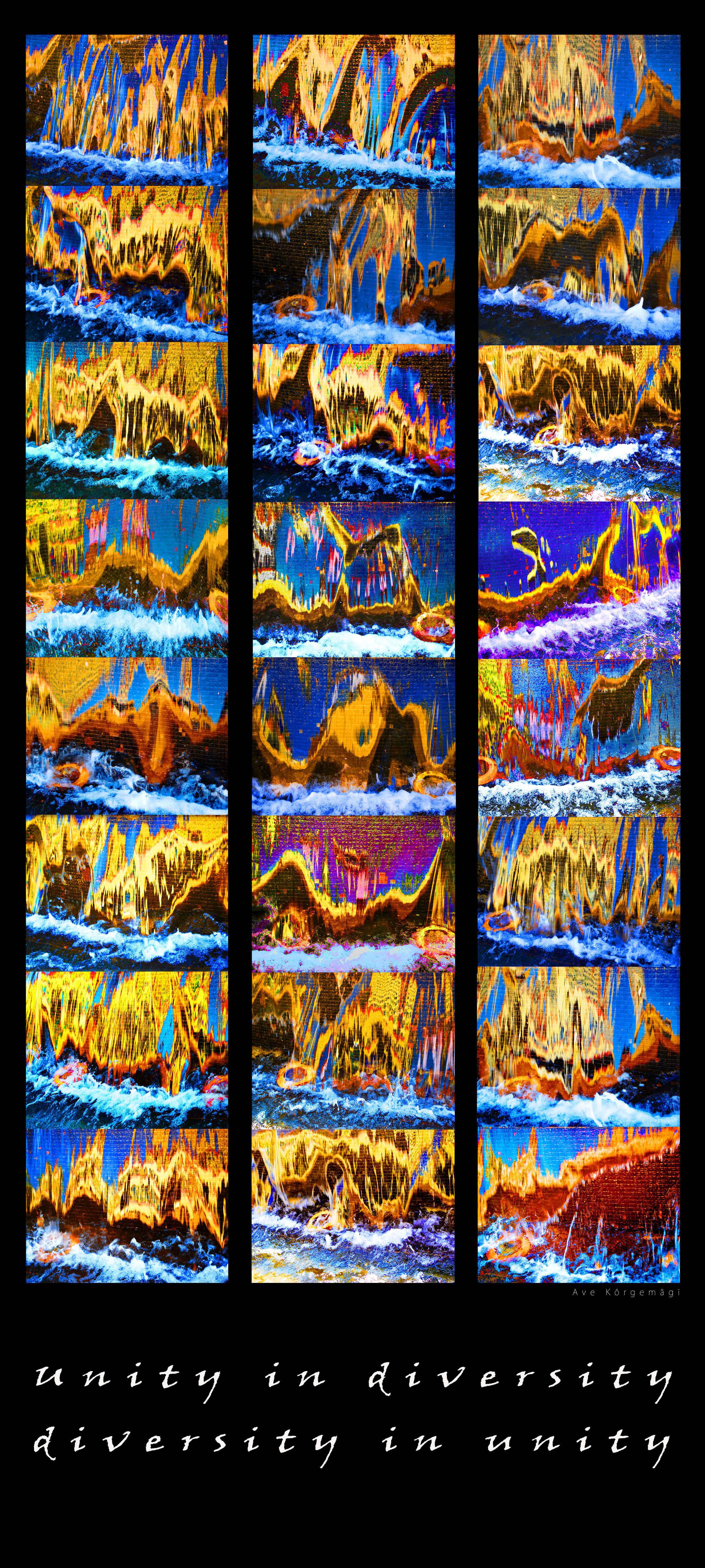 Unity in diversity - diversity in unity - ave korgemagi art