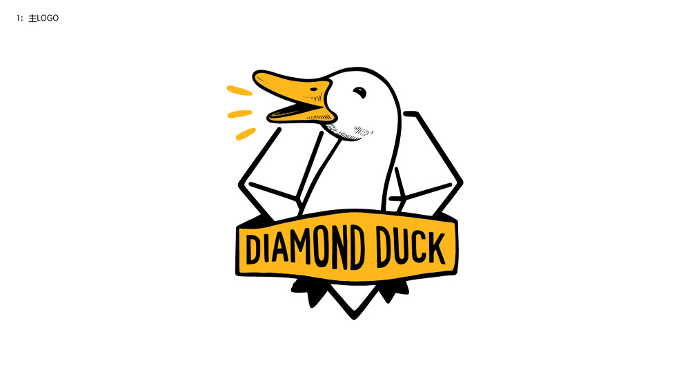 Logo design for Diamond Duck Jett Liu