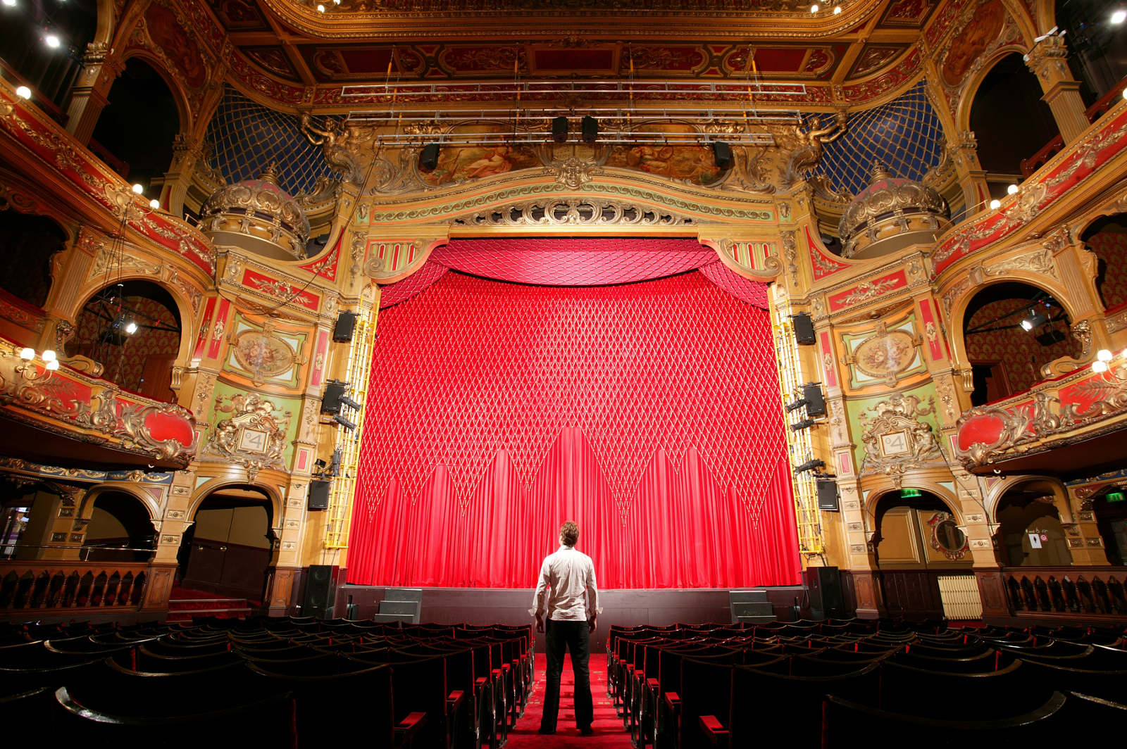 Hackney Empire Theatre, London Inside Outside