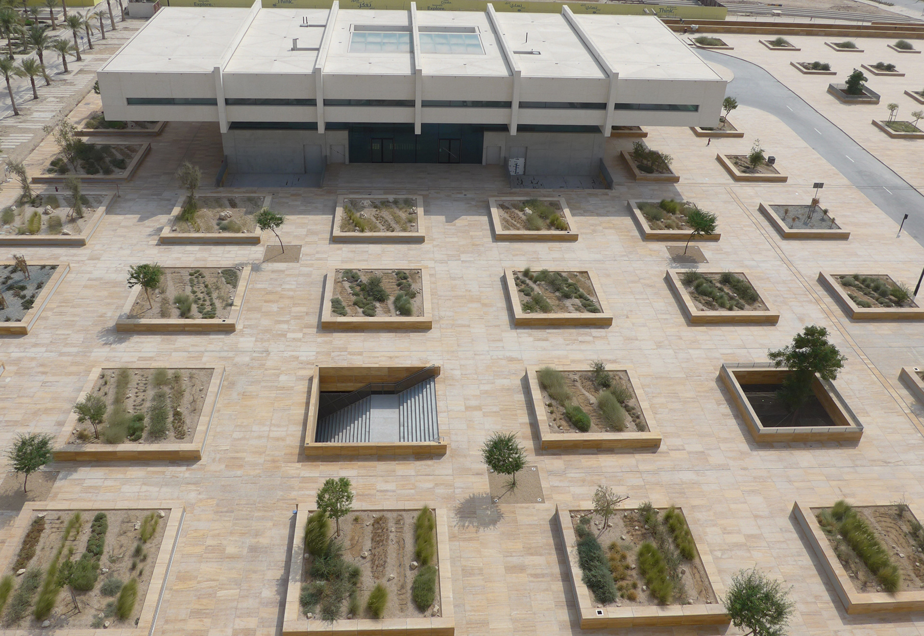 Qatar Foundation Headquarters Doha Inside Outside