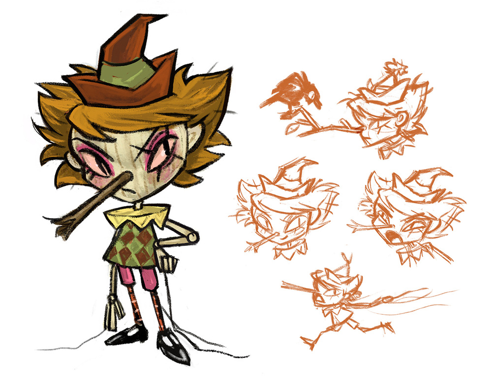· Pinocchio: Visual Development Project - Javiera Valiente / Diseño e ...