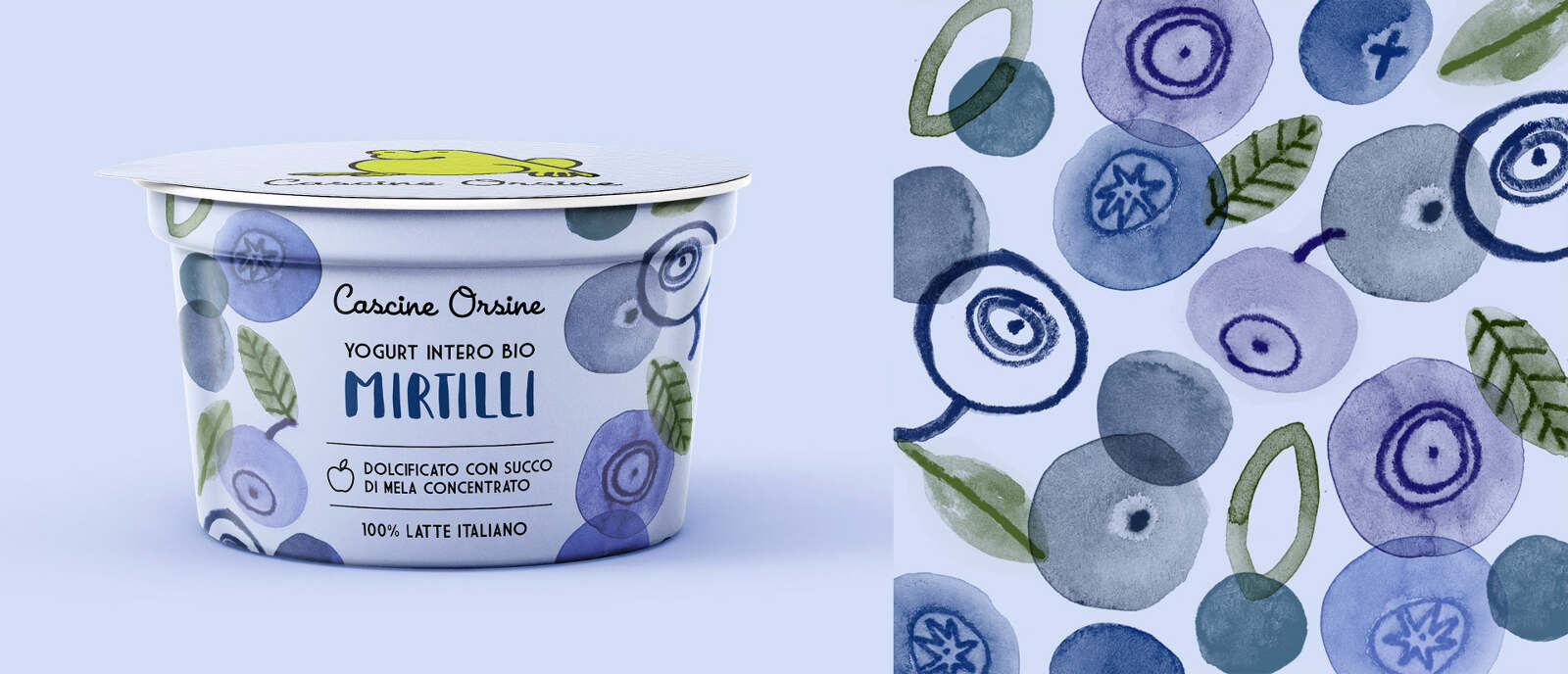 CASCINE ORSINE // Yogurt Packaging Design - Irene Fioretti, image size:1600x688