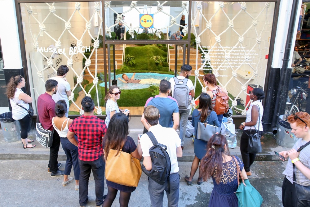 LIDL Mussel Beach Joanne & Mark Creative