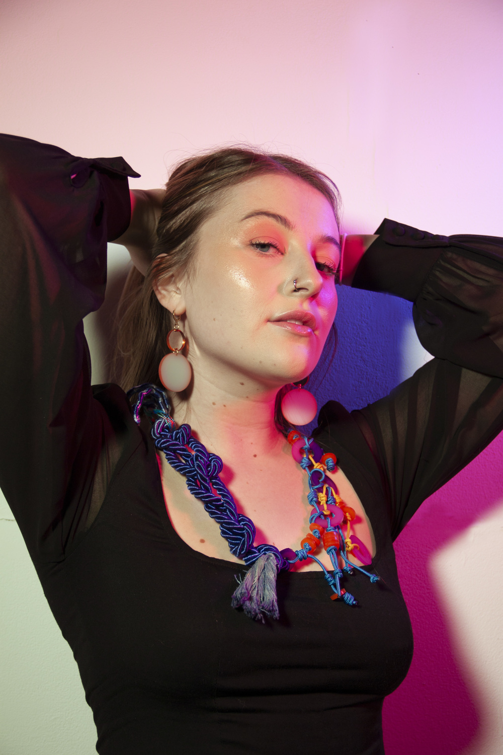 plexiglass wearables Paulina Otero