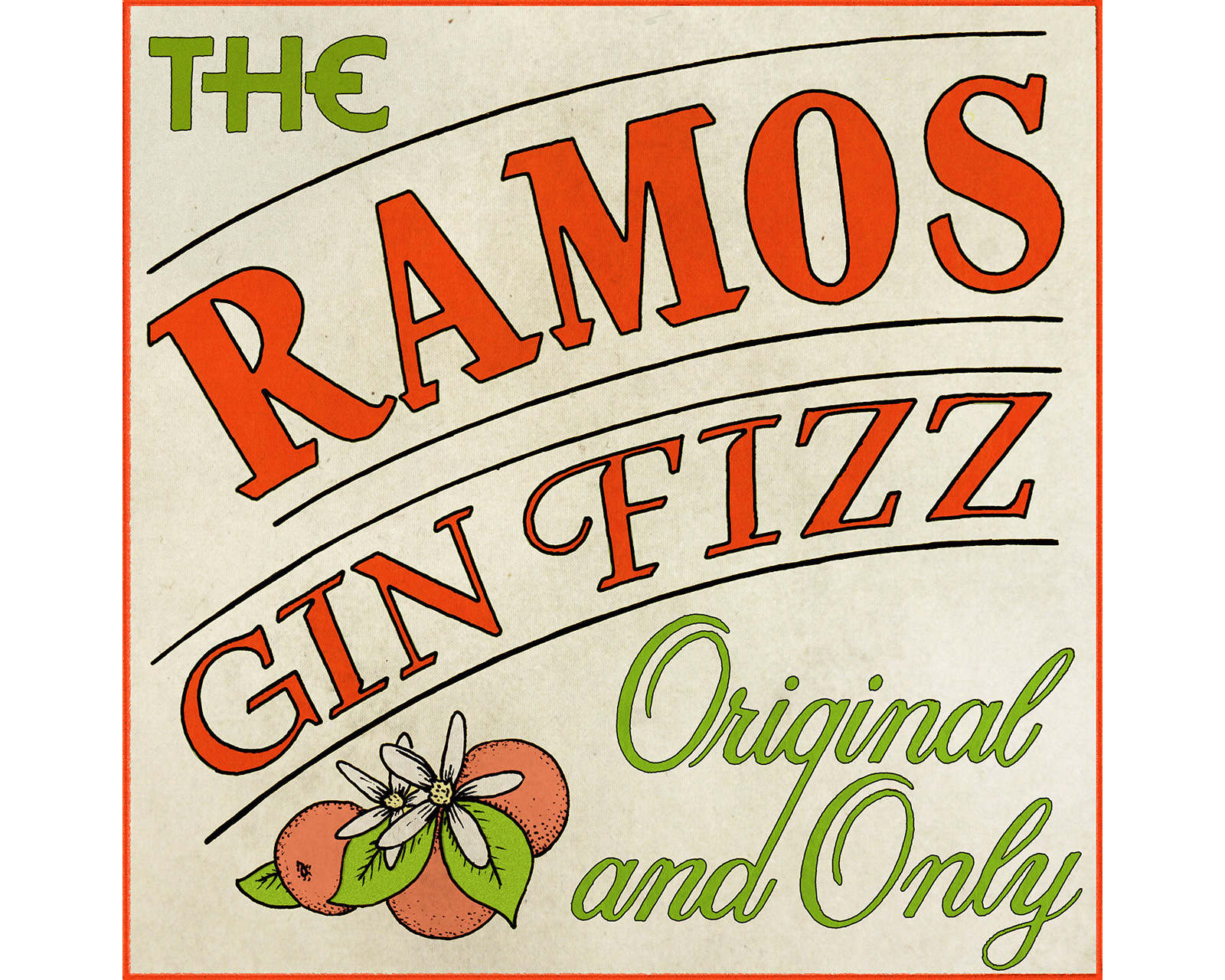 14. RAMOS GIN FIZZ 1880s Letters and Liquor