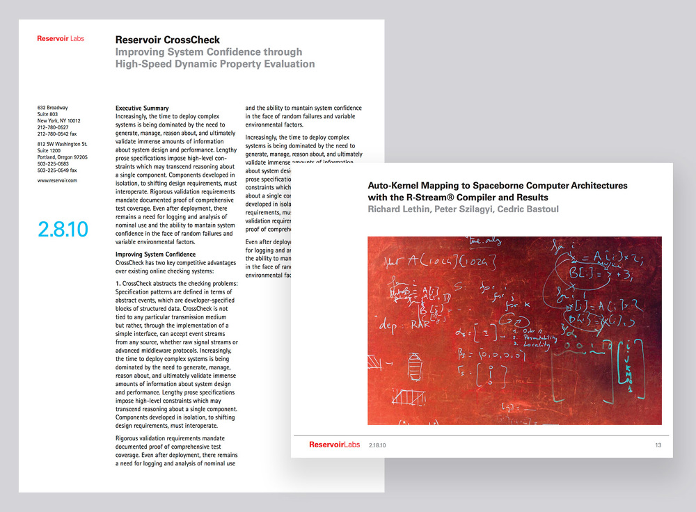 Reservoir Labs Robert Matza