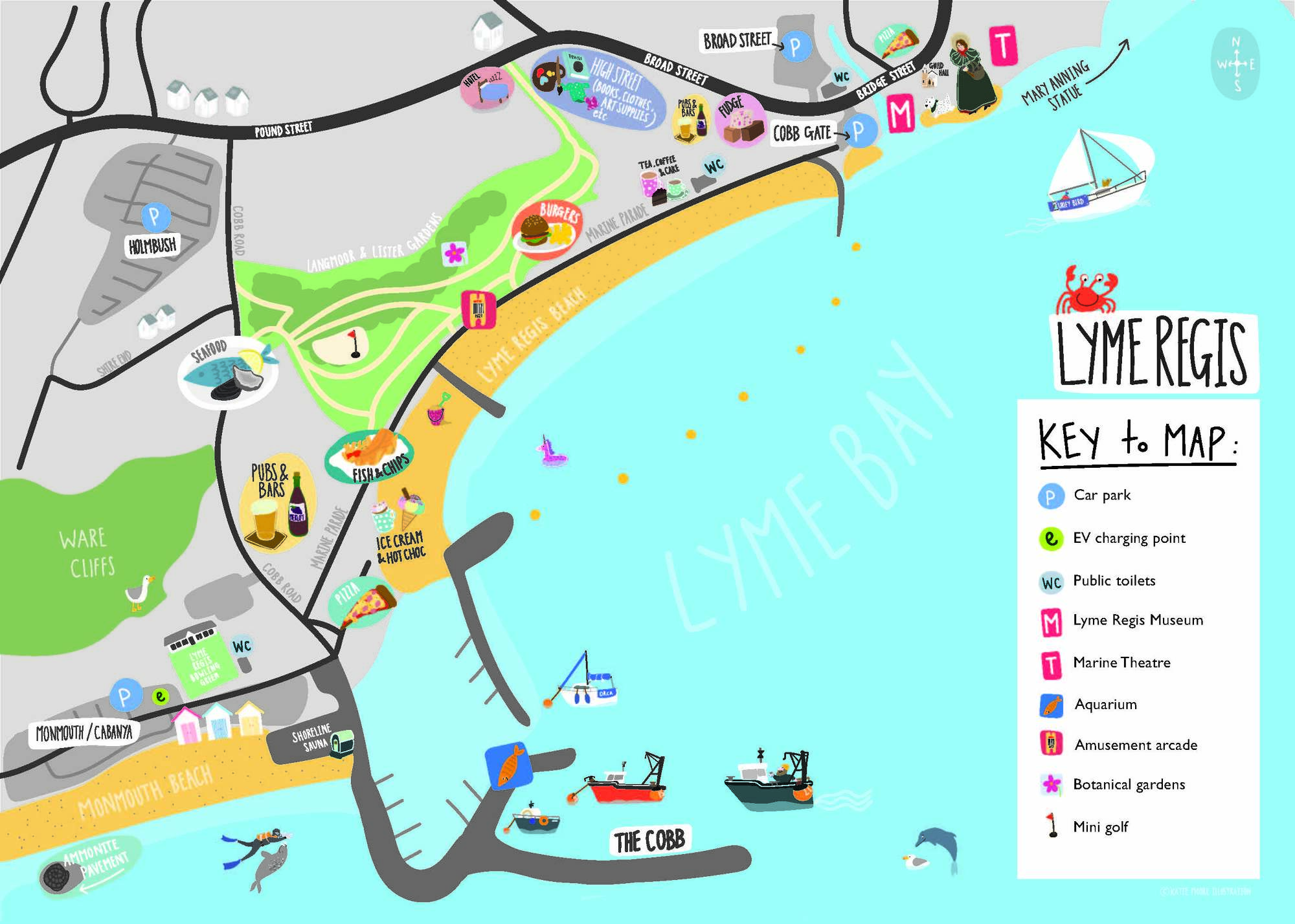 Lyme Regis www.katiemooreillustration.co.uk