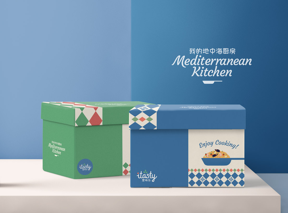 Itasty Italian Mediterranean Food Branding Packaging Melo Yan Design Studio