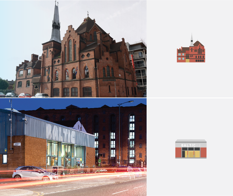 Baltic Triangle Noticeboard - samjonesdesign