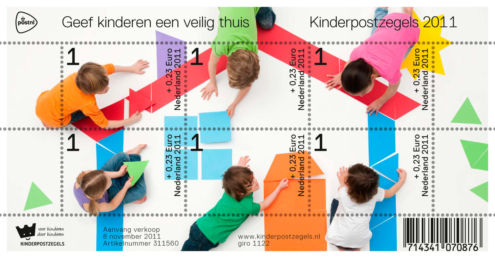 Kinderpostzegels 2011 - rob giesendorf