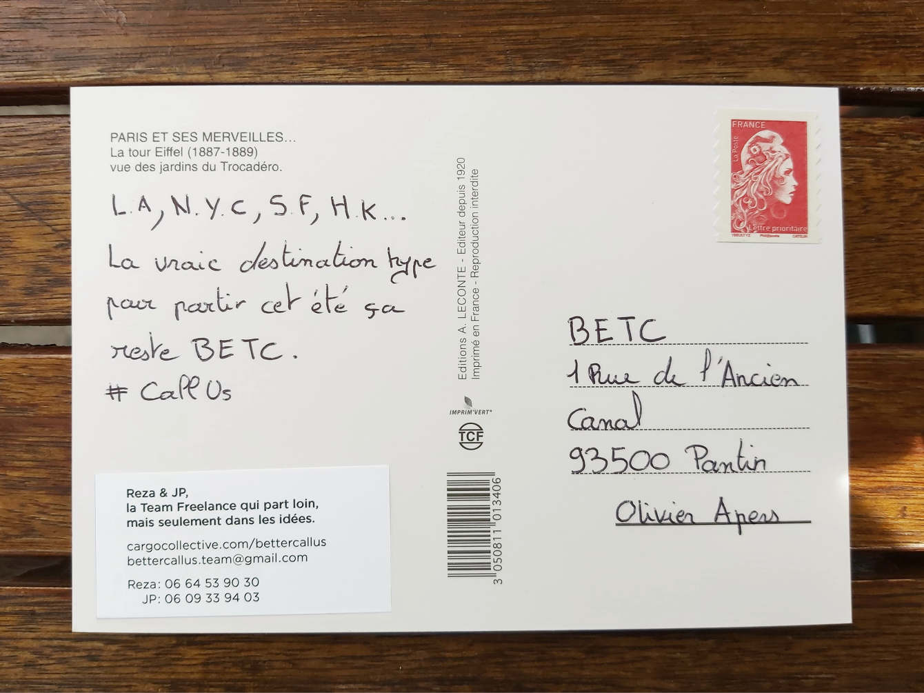 From Paris With Love Better Call Us