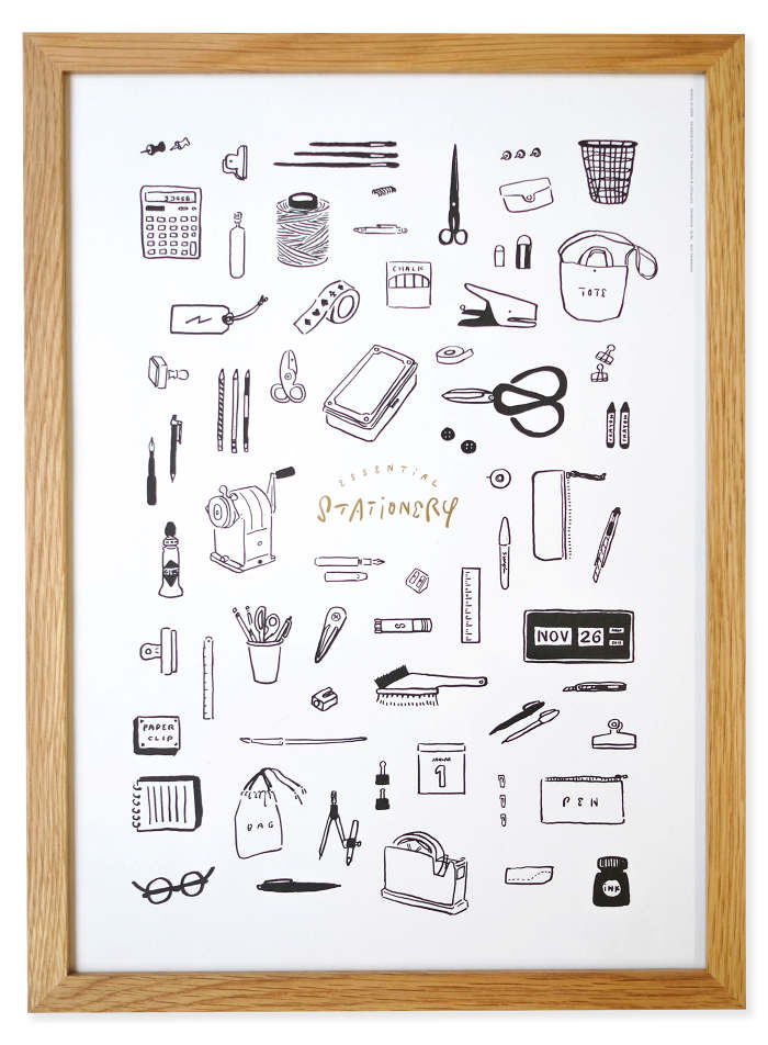 ESSENTIAL STATIONERY poster mingsarts