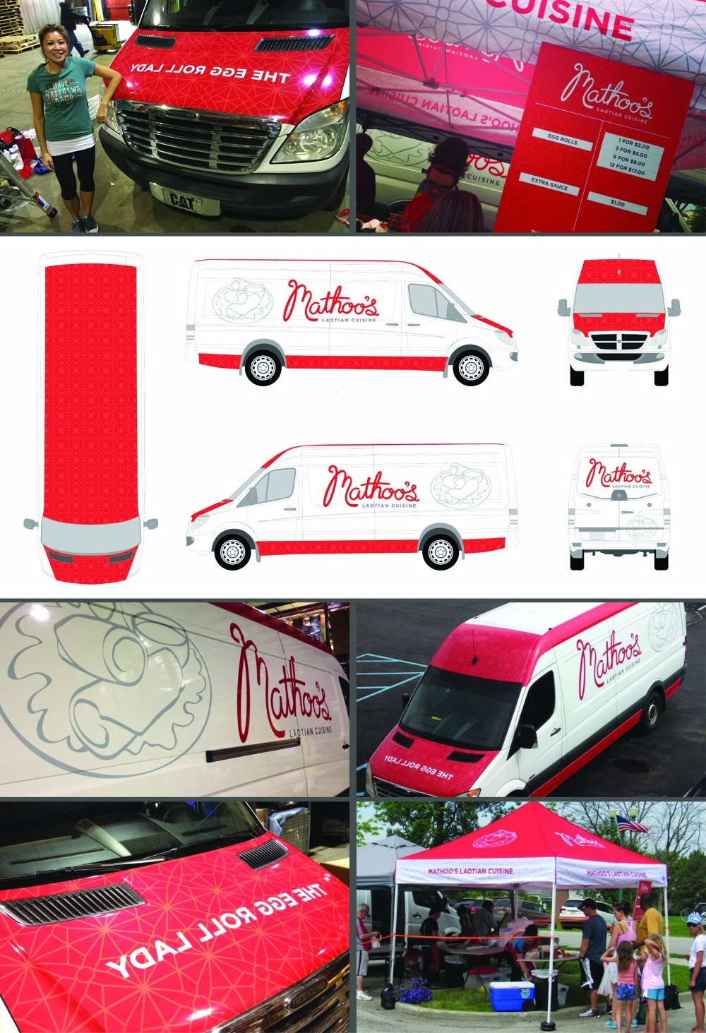 Mathoo's Laotian Cuisine Rebrand - Bremer Design