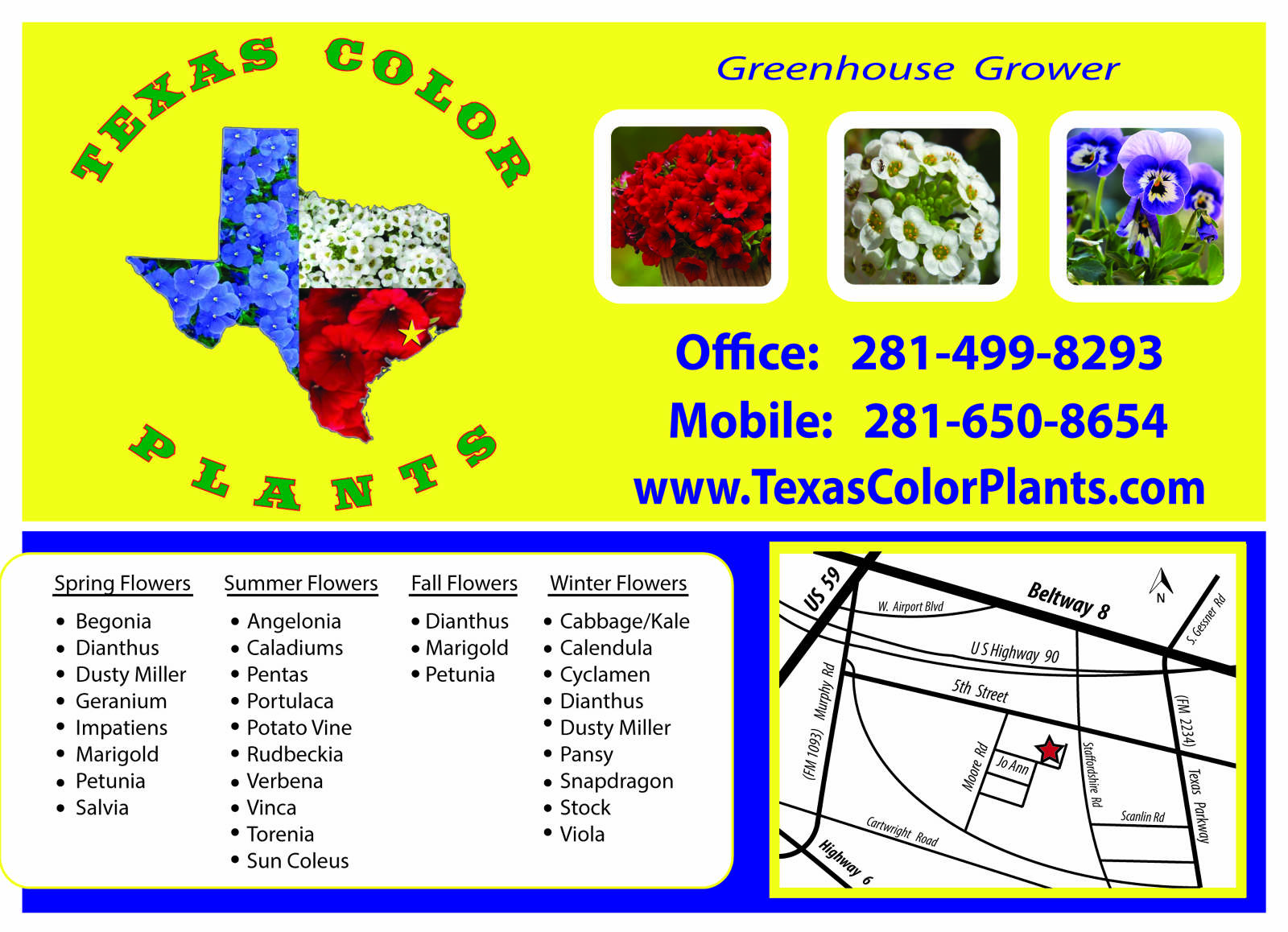 Texas Color Plants - Scott Digital Graphix