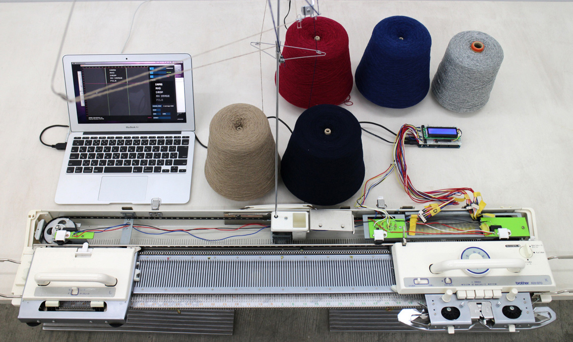 Knitting Machine Hack and Glitch Knit Nukeme