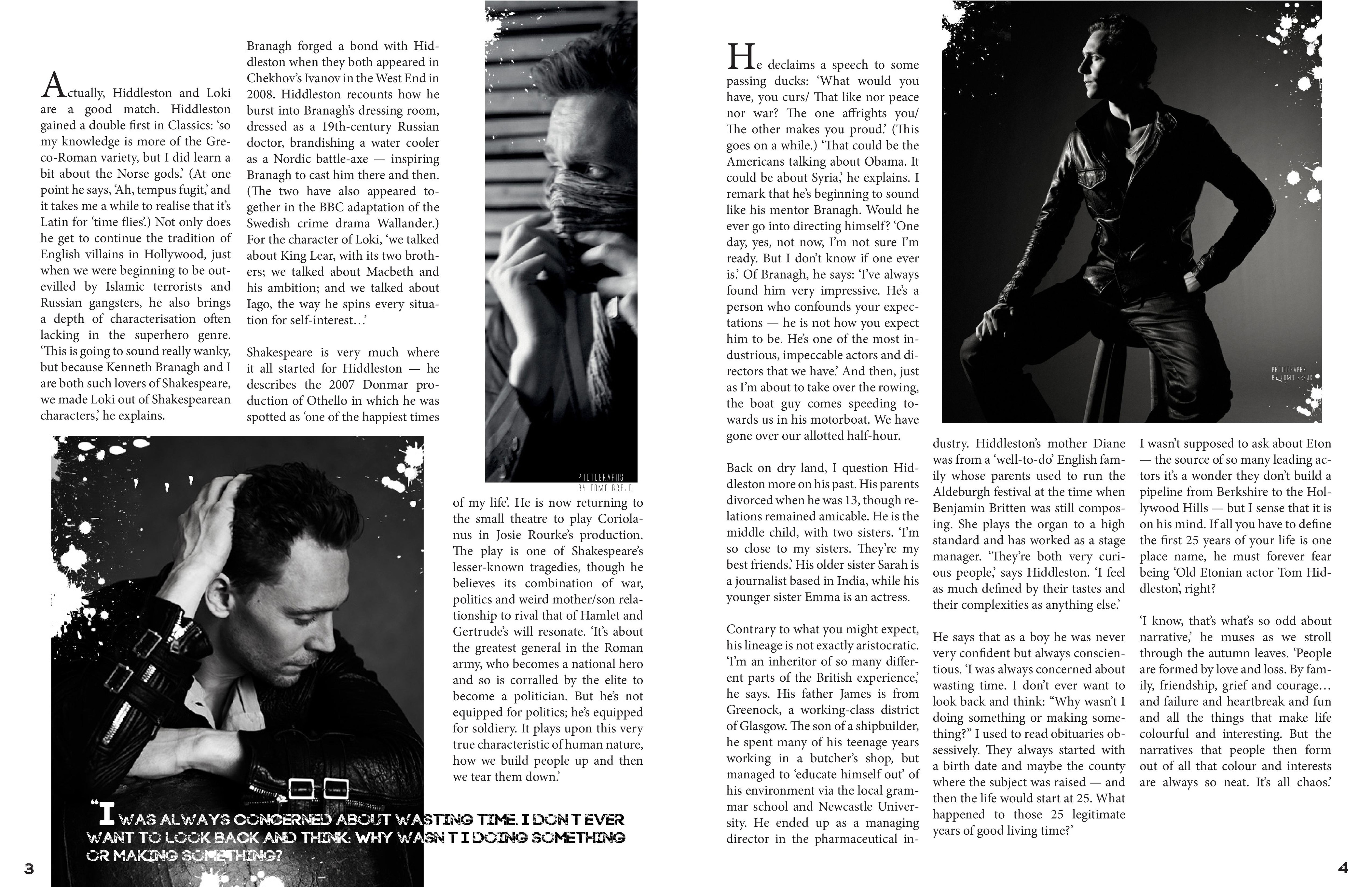 Magazine Spread Design - Empty Space.
