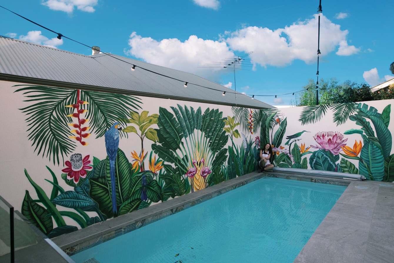 Residential Pool Mural Nicky Create Mural Artist Adelaide