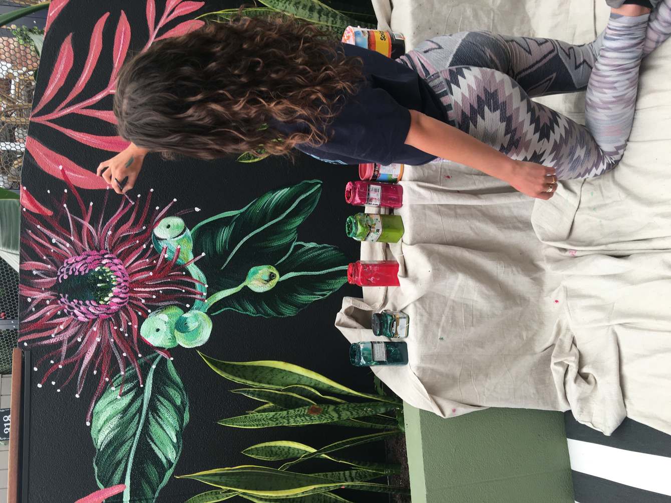 The Gully Public House & Garden Nicky Create Mural Artist Adelaide