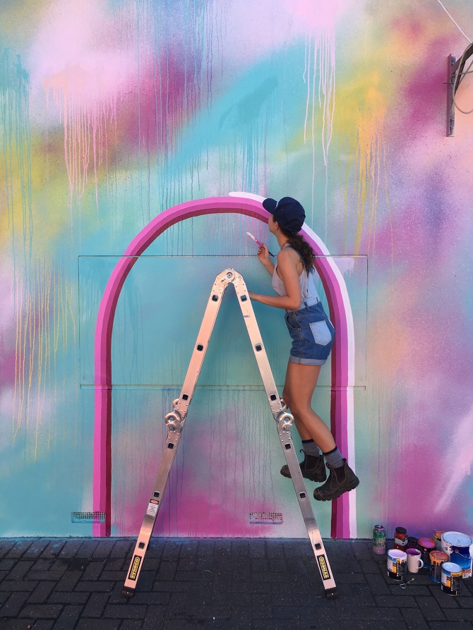 New Argo Wall Nicky Create Mural Artist Adelaide