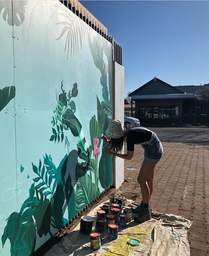 Mitre Ten Unley Mural Nicky Create Mural Artist Adelaide