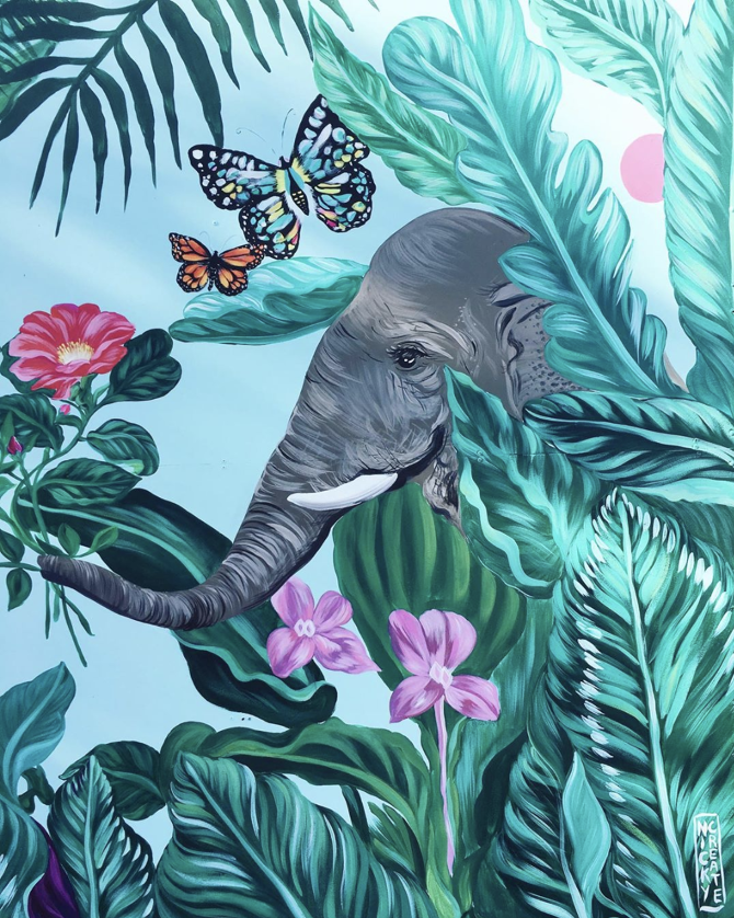 Mitre Ten Unley Mural Nicky Create Mural Artist Adelaide