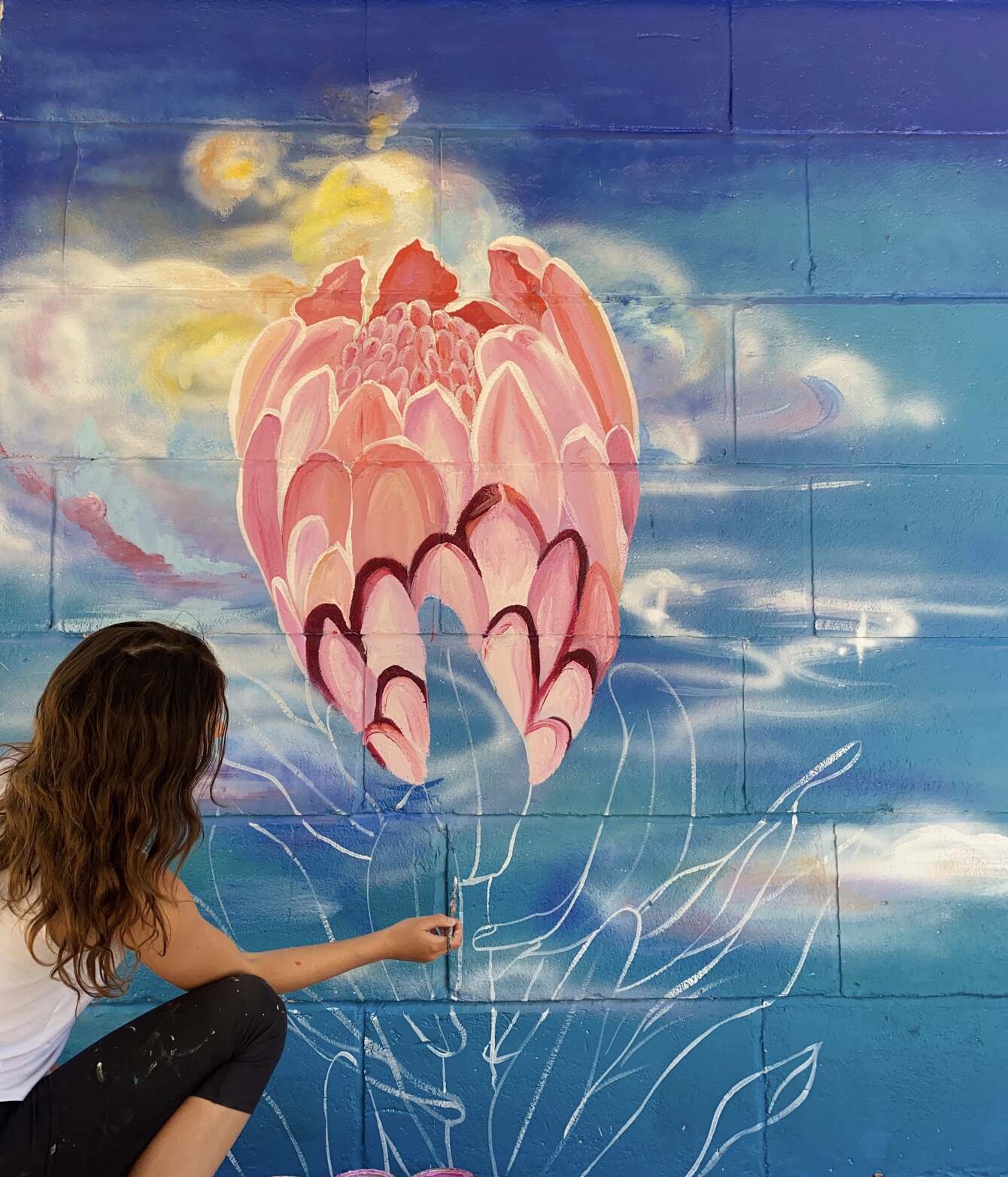 Riverdell Spiritual Centre Nicky Create Mural Artist Adelaide