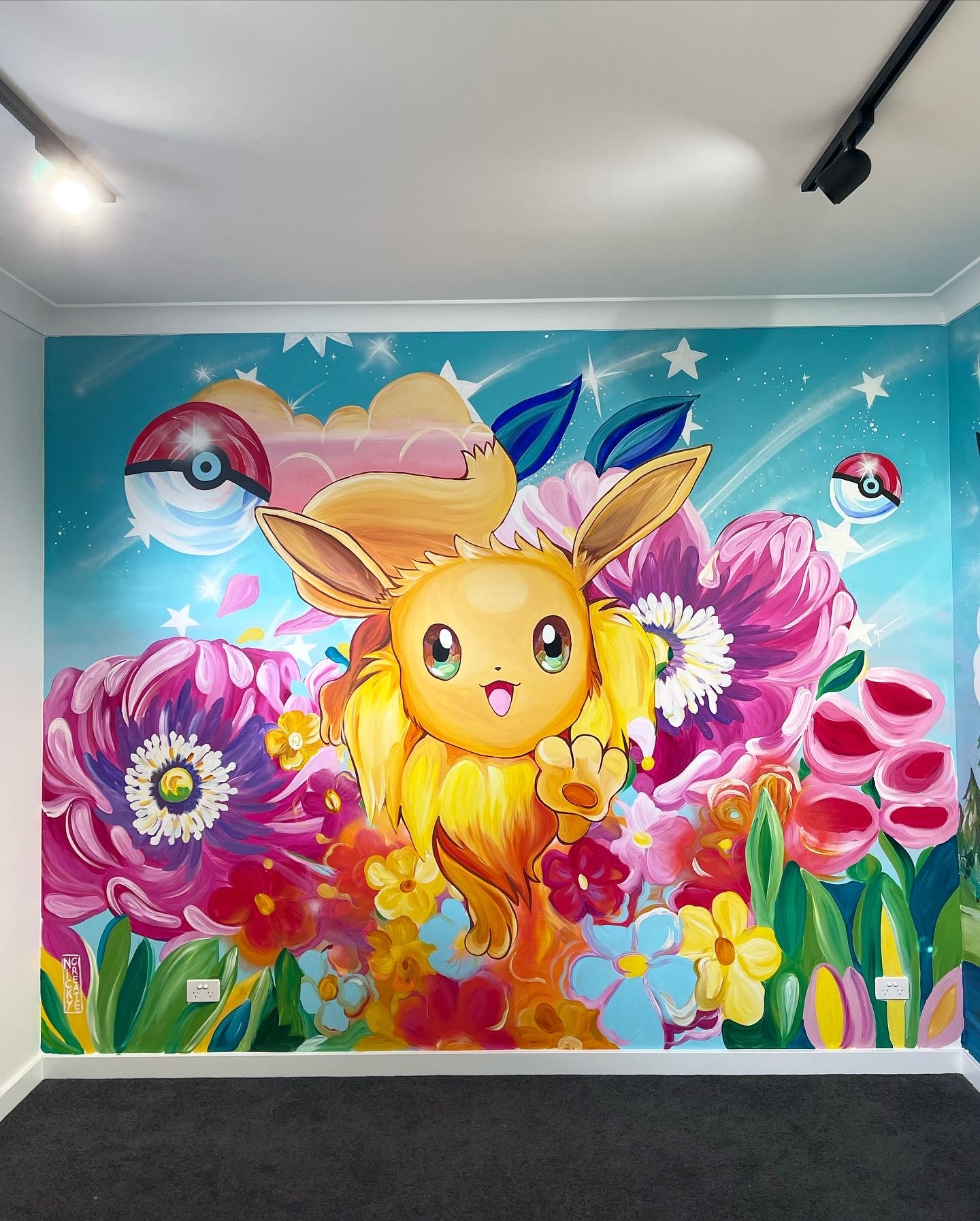 Pokemon Mural Nicky Create Mural Artist Adelaide