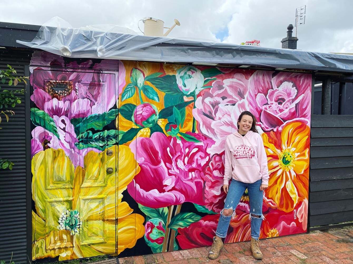 Custom Residential Mural Nicky Create Mural Artist Adelaide