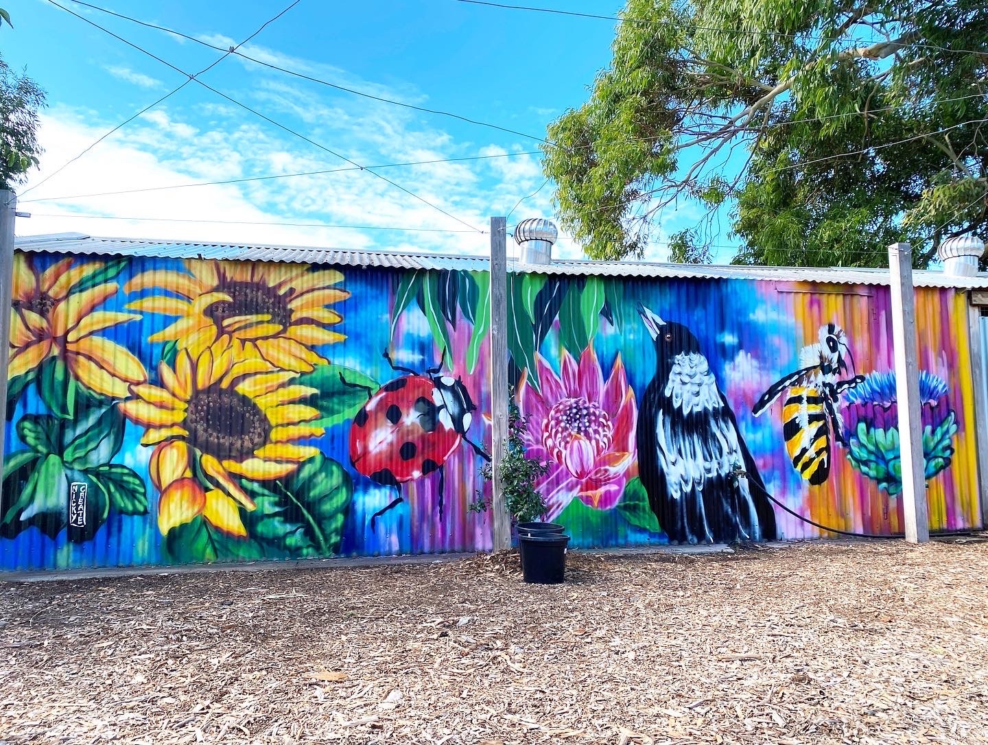 Community Garden Nicky Create Mural Artist Adelaide