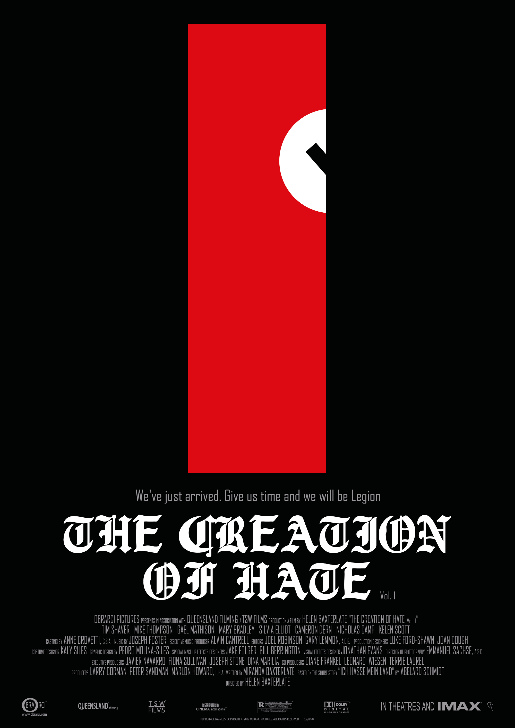 The creation of hate. Vol. I - NO-MOVIE POSTERS © pedro molina-siles