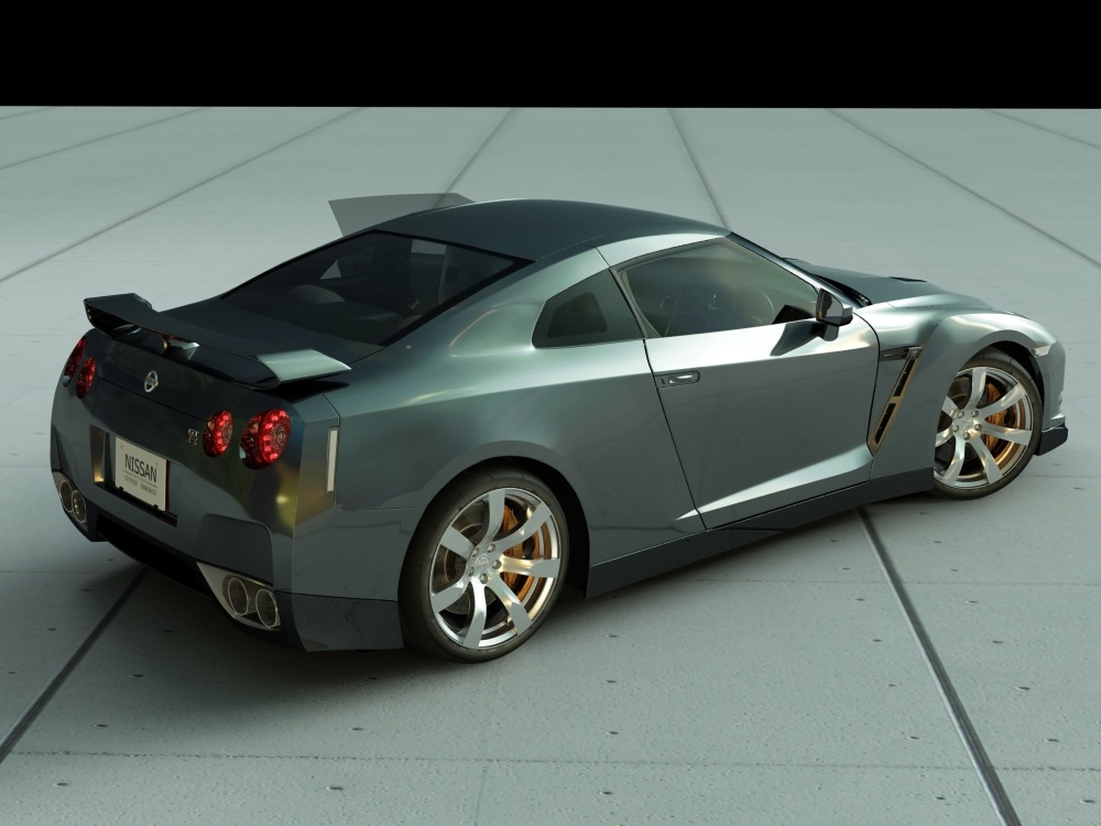 Nissan GTR R35 Modeling / Rendering - CK