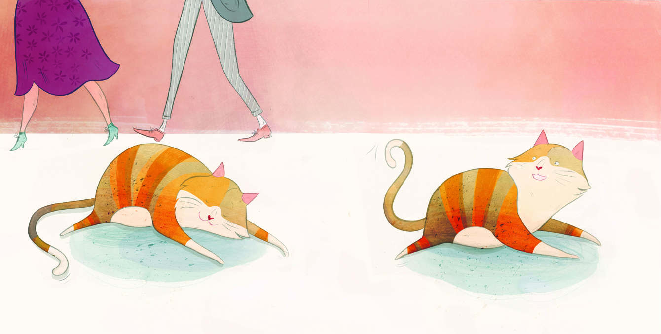 The Tip Tap Dancing Cat Joanna Boyle Art