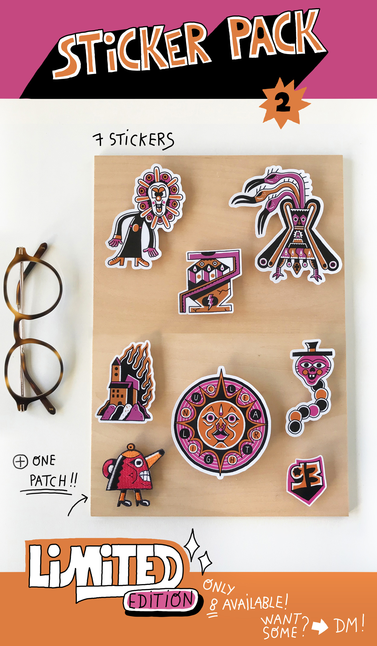 Patch Stickers Kit Pack Patch Stickers - sebastientouache