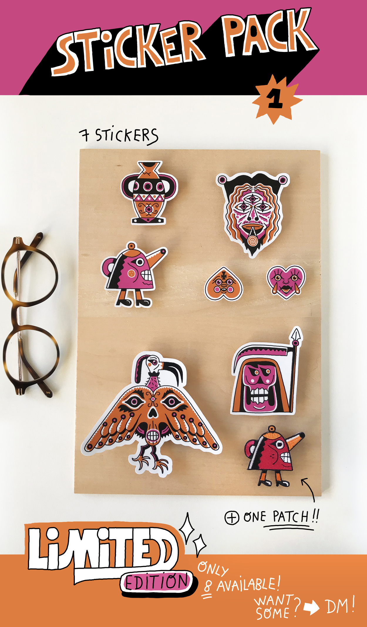 Patch Stickers Kit Pack Patch Stickers - sebastientouache