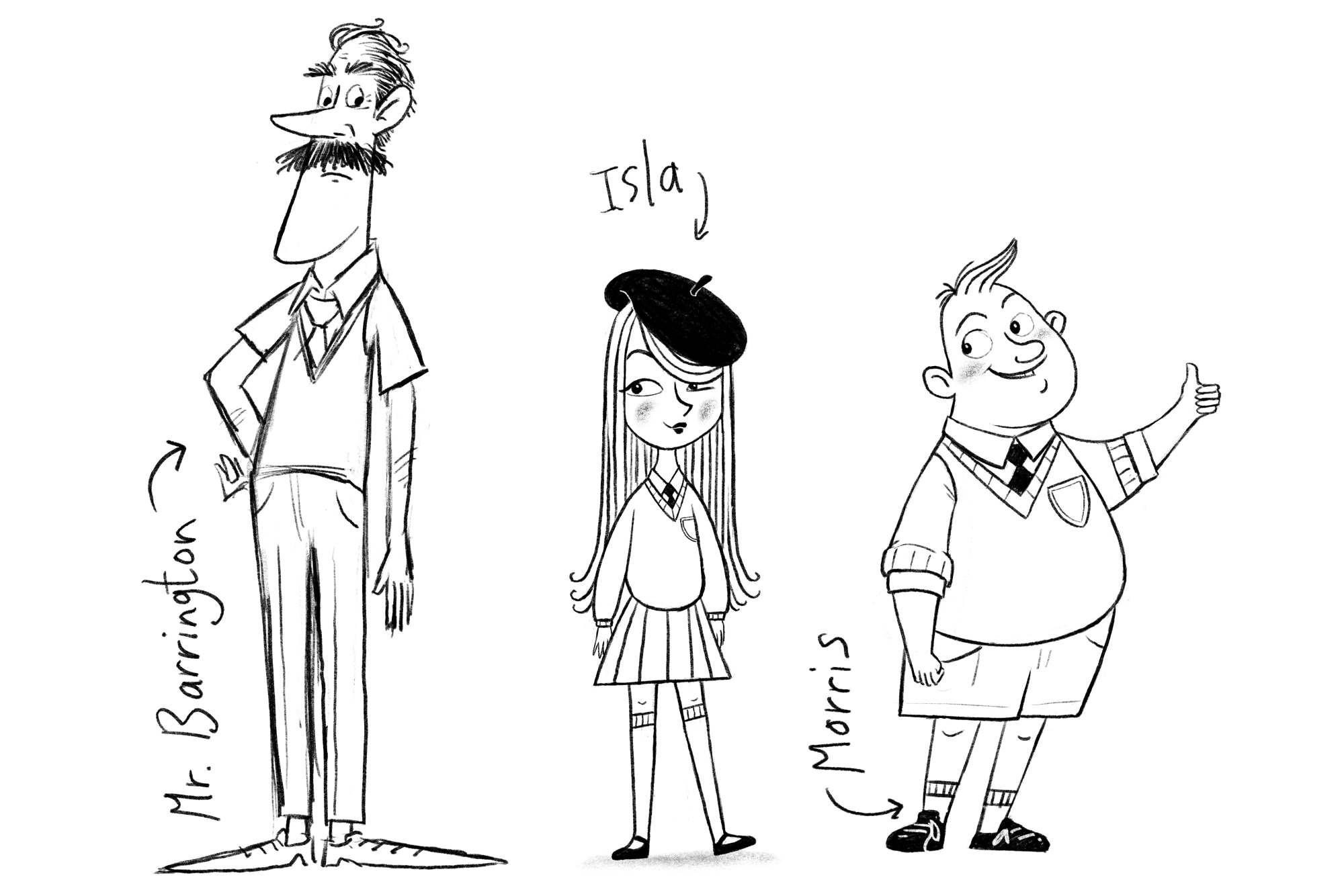 Head Kid Steven Lenton Illustration