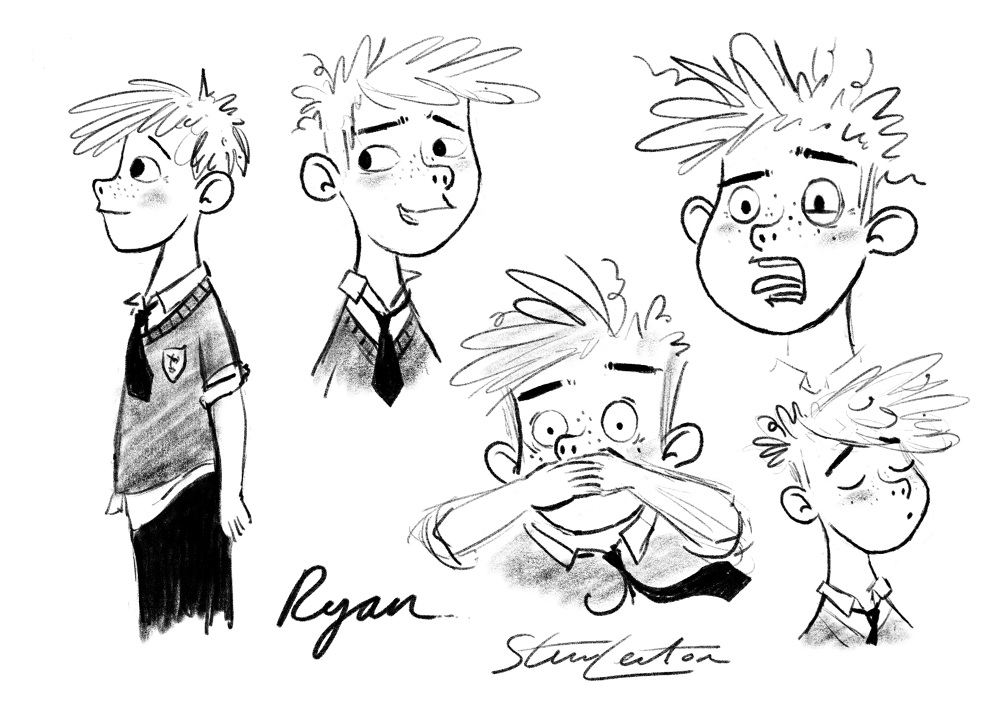 Head Kid Steven Lenton Illustration