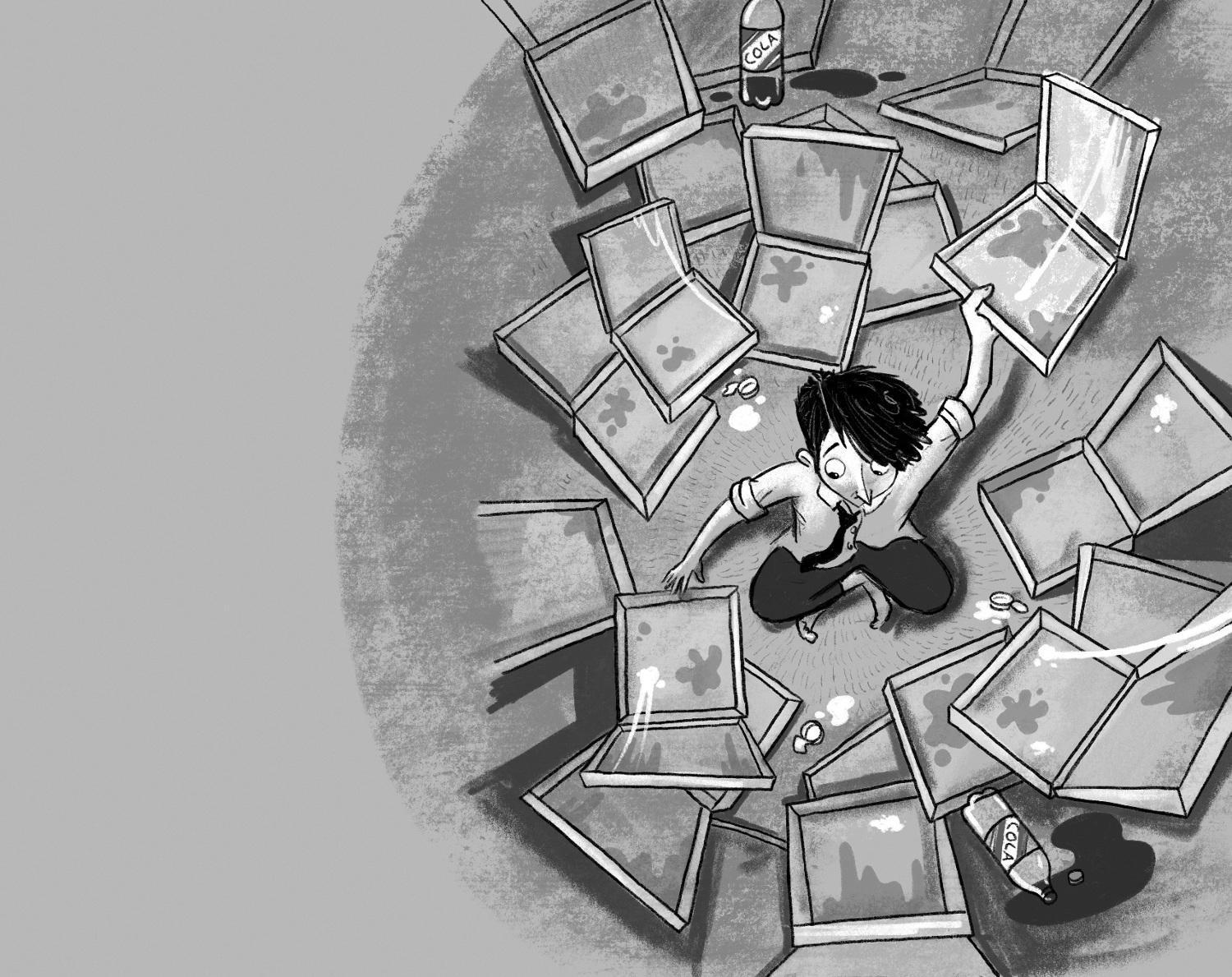 Head Kid - Steven Lenton Illustration