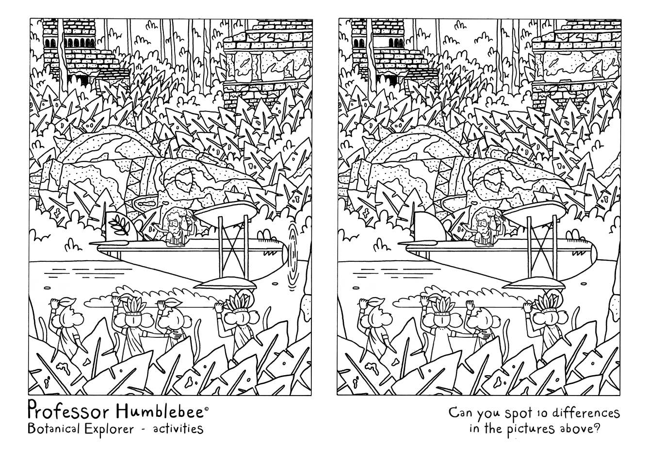 Difficult Spot The Difference Printable