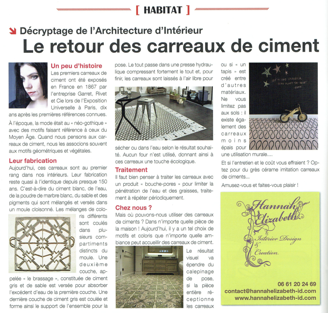 Articles de Presse - Architecte d'Intérieur & Décoratrice Dijon ...