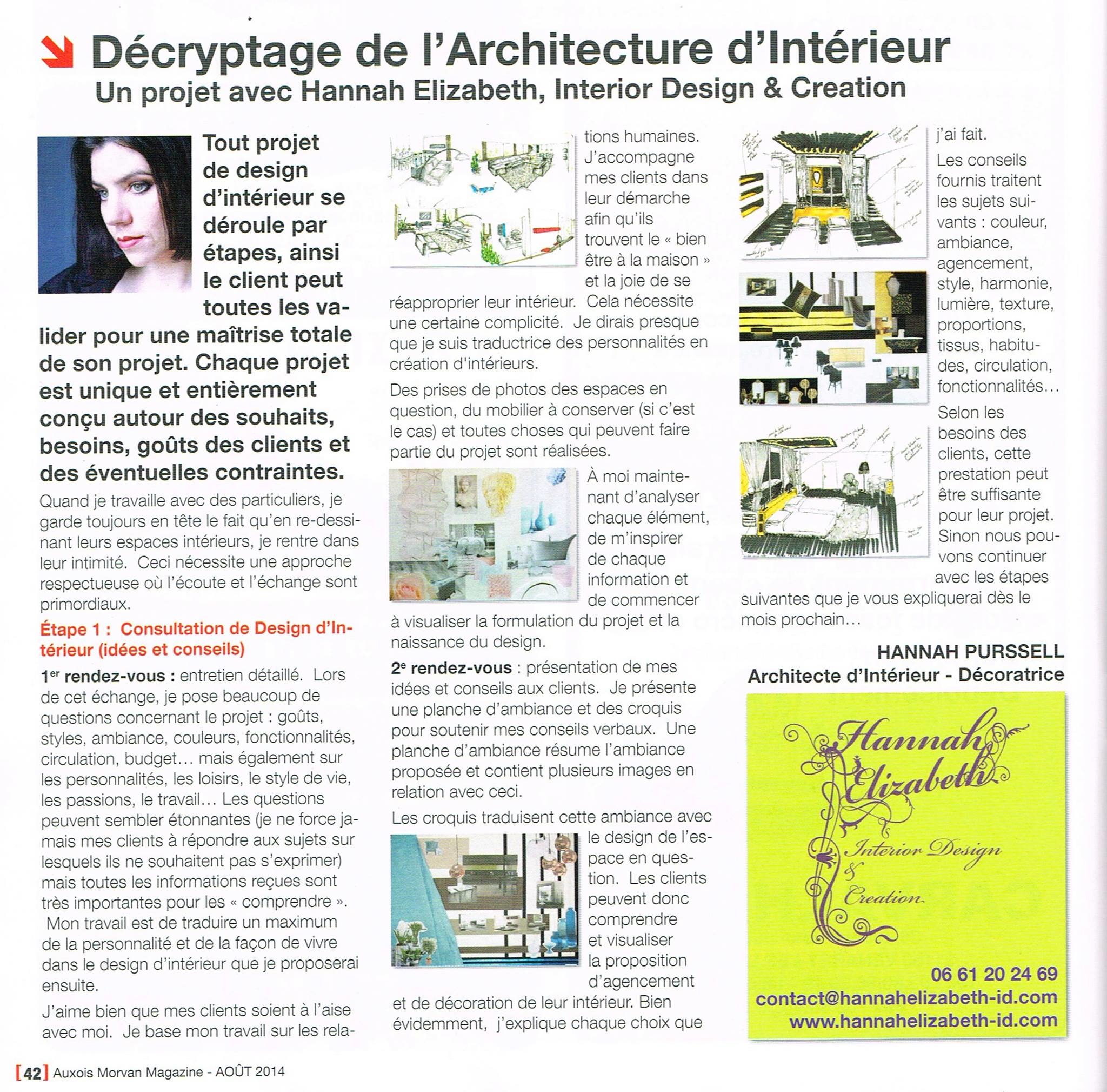 Articles de Presse - Architecte d'Intérieur & Décoratrice Dijon ...