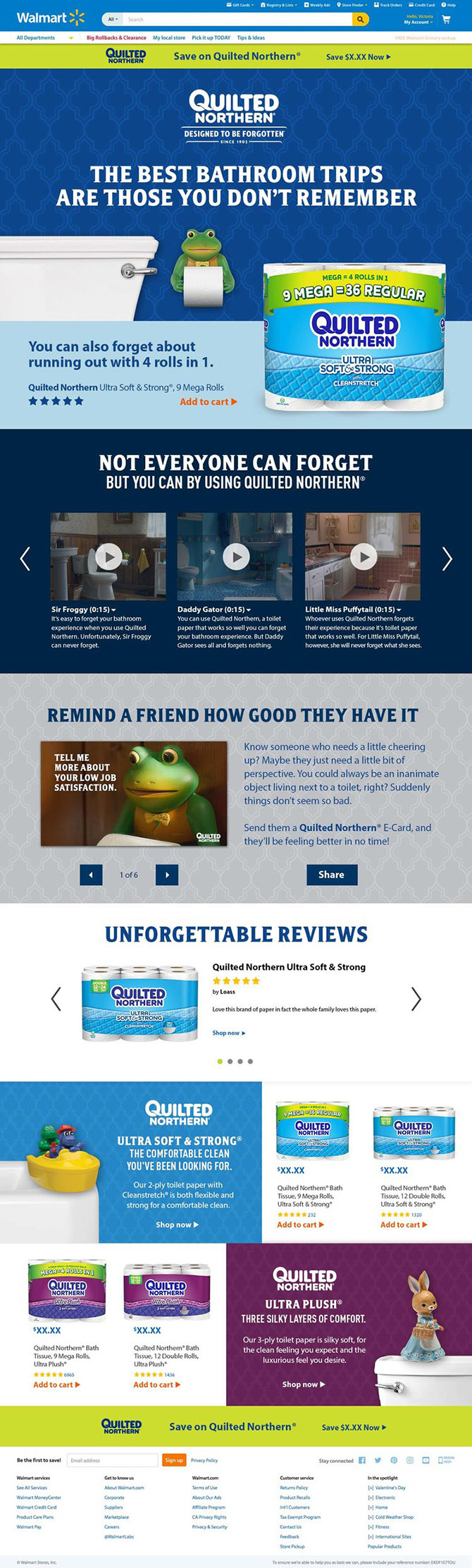 Quilted Northern Brand Page Seth White