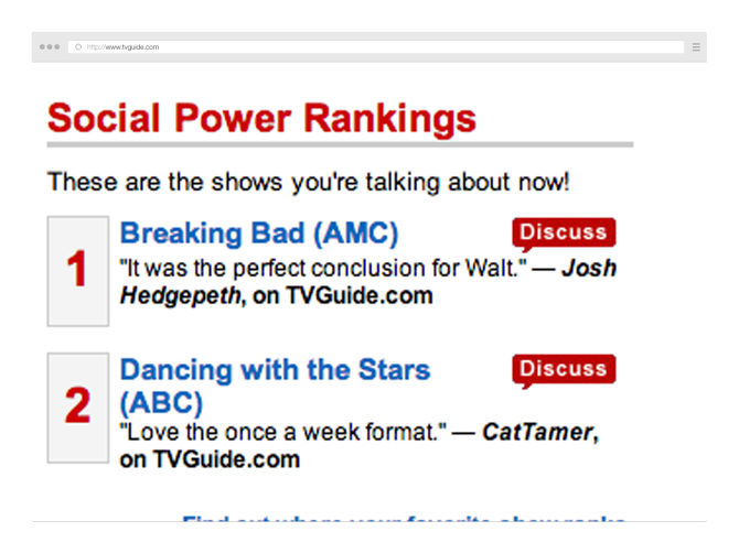 Tvguide.com TVGuide.com Redesign - Nathan Nash