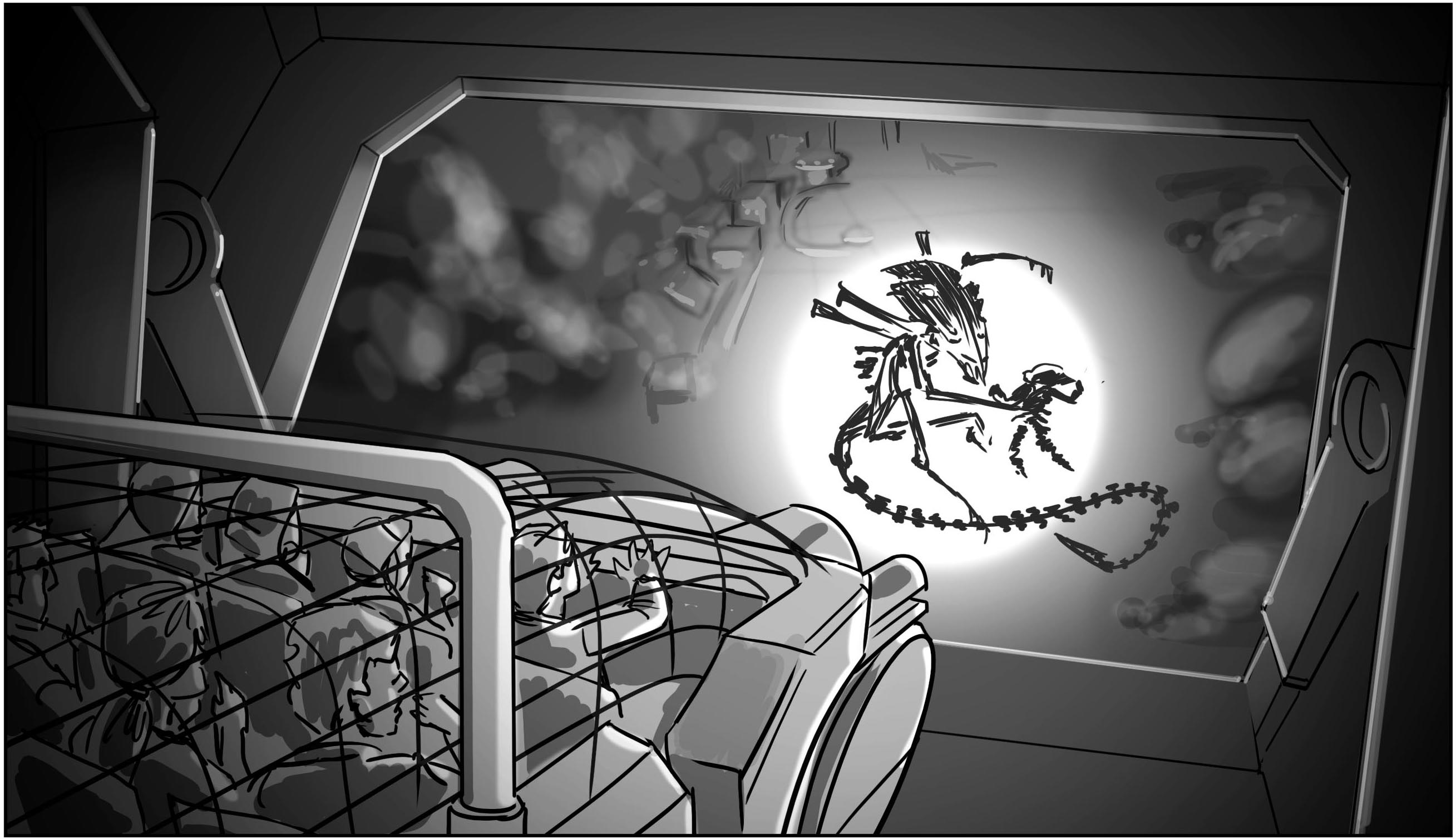 Avp Predator Riding Raptor Alien vs Predator 3D simulator ride - OATZ