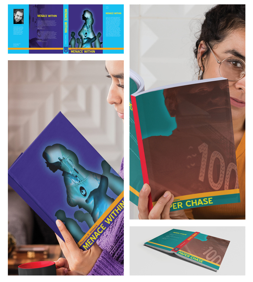 X-Ray Novels | Book Cover Design - Alan J Thatcher / Graphic Design